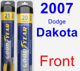 Front Wiper Blade Pack for 2007 Dodge Dakota - Assurance