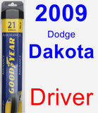 Driver Wiper Blade for 2009 Dodge Dakota - Assurance