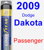 Passenger Wiper Blade for 2009 Dodge Dakota - Assurance