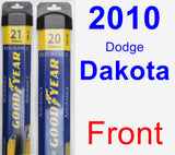 Front Wiper Blade Pack for 2010 Dodge Dakota - Assurance
