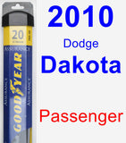 Passenger Wiper Blade for 2010 Dodge Dakota - Assurance