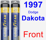 Front Wiper Blade Pack for 1997 Dodge Dakota - Assurance