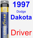 Driver Wiper Blade for 1997 Dodge Dakota - Assurance
