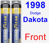 Front Wiper Blade Pack for 1998 Dodge Dakota - Assurance