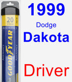 Driver Wiper Blade for 1999 Dodge Dakota - Assurance