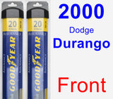 Front Wiper Blade Pack for 2000 Dodge Durango - Assurance