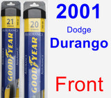 Front Wiper Blade Pack for 2001 Dodge Durango - Assurance