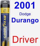 Driver Wiper Blade for 2001 Dodge Durango - Assurance
