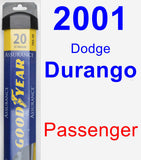 Passenger Wiper Blade for 2001 Dodge Durango - Assurance