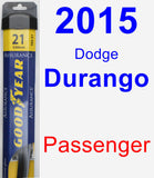 Passenger Wiper Blade for 2015 Dodge Durango - Assurance