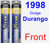 Front Wiper Blade Pack for 1998 Dodge Durango - Assurance