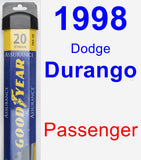 Passenger Wiper Blade for 1998 Dodge Durango - Assurance