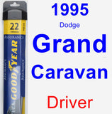 Driver Wiper Blade for 1995 Dodge Grand Caravan - Assurance