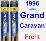 Front Wiper Blade Pack for 1996 Dodge Grand Caravan - Assurance
