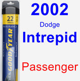 Passenger Wiper Blade for 2002 Dodge Intrepid - Assurance