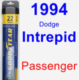 Passenger Wiper Blade for 1994 Dodge Intrepid - Assurance