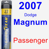 Passenger Wiper Blade for 2007 Dodge Magnum - Assurance