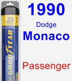 Passenger Wiper Blade for 1990 Dodge Monaco - Assurance