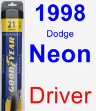 Driver Wiper Blade for 1998 Dodge Neon - Assurance