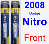 Front Wiper Blade Pack for 2008 Dodge Nitro - Assurance