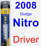 Driver Wiper Blade for 2008 Dodge Nitro - Assurance