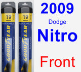 Front Wiper Blade Pack for 2009 Dodge Nitro - Assurance