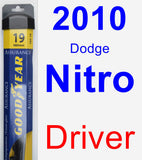 Driver Wiper Blade for 2010 Dodge Nitro - Assurance