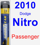 Passenger Wiper Blade for 2010 Dodge Nitro - Assurance