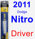 Driver Wiper Blade for 2011 Dodge Nitro - Assurance