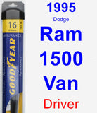 Driver Wiper Blade for 1995 Dodge Ram 1500 Van - Assurance