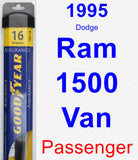 Passenger Wiper Blade for 1995 Dodge Ram 1500 Van - Assurance