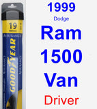 Driver Wiper Blade for 1999 Dodge Ram 1500 Van - Assurance