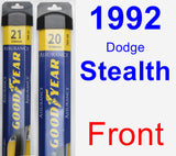 Front Wiper Blade Pack for 1992 Dodge Stealth - Assurance