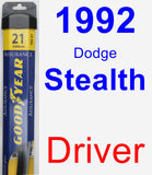 Driver Wiper Blade for 1992 Dodge Stealth - Assurance