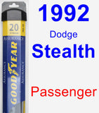 Passenger Wiper Blade for 1992 Dodge Stealth - Assurance