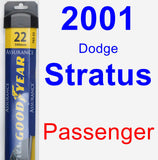 Passenger Wiper Blade for 2001 Dodge Stratus - Assurance