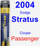 Passenger Wiper Blade for 2004 Dodge Stratus - Assurance