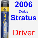 Driver Wiper Blade for 2006 Dodge Stratus - Assurance