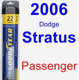 Passenger Wiper Blade for 2006 Dodge Stratus - Assurance
