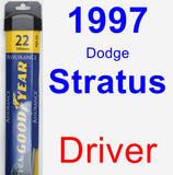 Driver Wiper Blade for 1997 Dodge Stratus - Assurance