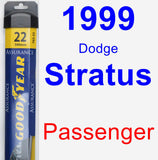 Passenger Wiper Blade for 1999 Dodge Stratus - Assurance