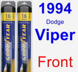 Front Wiper Blade Pack for 1994 Dodge Viper - Assurance