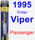 Passenger Wiper Blade for 1995 Dodge Viper - Assurance