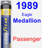 Passenger Wiper Blade for 1989 Eagle Medallion - Assurance