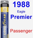 Passenger Wiper Blade for 1988 Eagle Premier - Assurance
