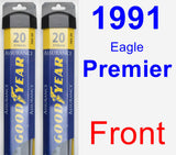 Front Wiper Blade Pack for 1991 Eagle Premier - Assurance