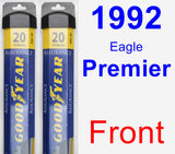 Front Wiper Blade Pack for 1992 Eagle Premier - Assurance