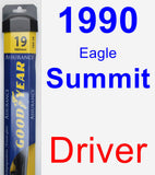Driver Wiper Blade for 1990 Eagle Summit - Assurance