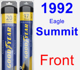 Front Wiper Blade Pack for 1992 Eagle Summit - Assurance