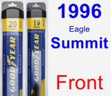 Front Wiper Blade Pack for 1996 Eagle Summit - Assurance